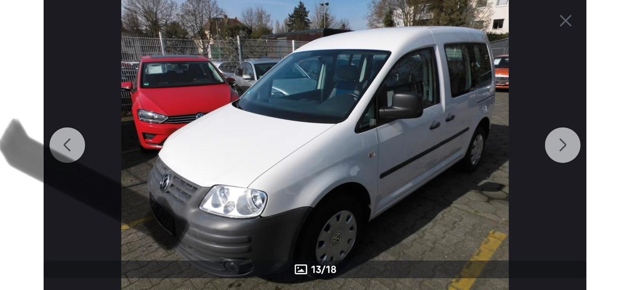 Volkswagen Caddy 1.6 5p. Life 7 posti imp: GPL