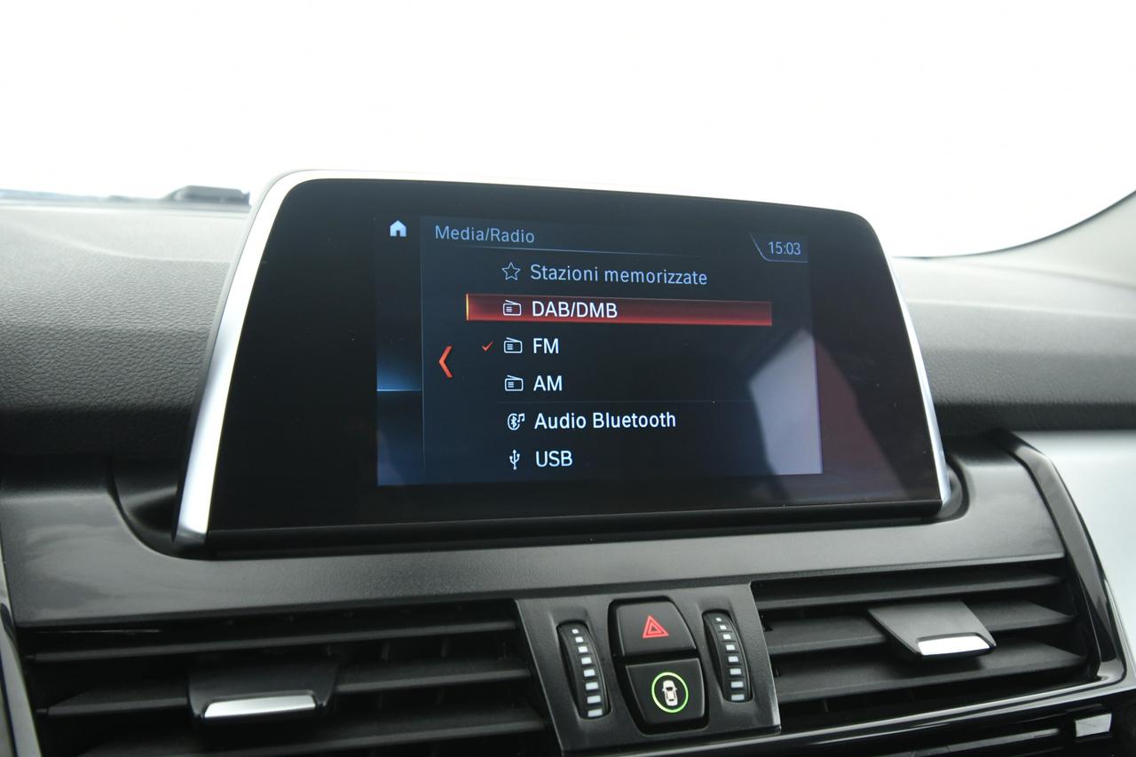 BMW 216d Gran Tourer Advantage 7p.ti auto LED+BLUETOOTH+NEOPATENATI
