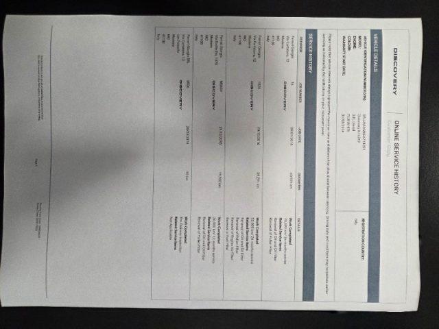 LAND ROVER Discovery 4 3.0 TDV6 HSE SERVICE LAND ROVER