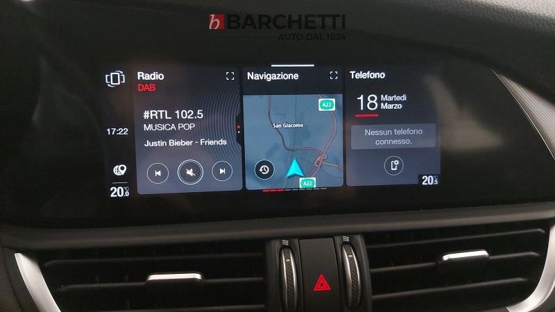 Alfa Romeo Giulia VELOCE 2.2 TUBO AT8 210CV AWD Q4 E6D-TEMP