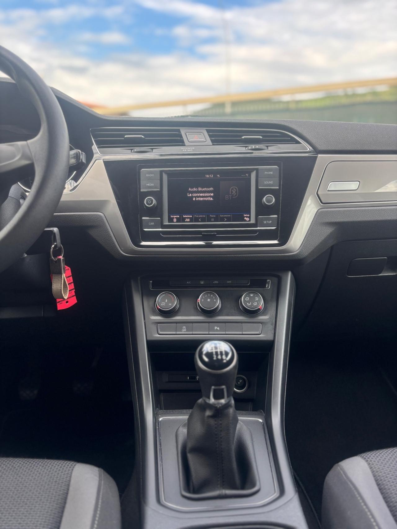 Volkswagen Touran 1.6 TDI 115 CV 7 posti km 180 mil anno 2019 euro 6