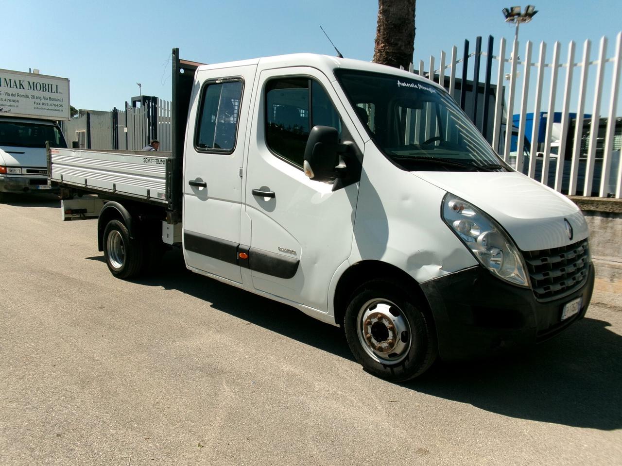 Renault Master 2.3 DCI 125CV E5 DOPPIA CABINA 7 POSTI RIBALTABILE TRILATERALE
