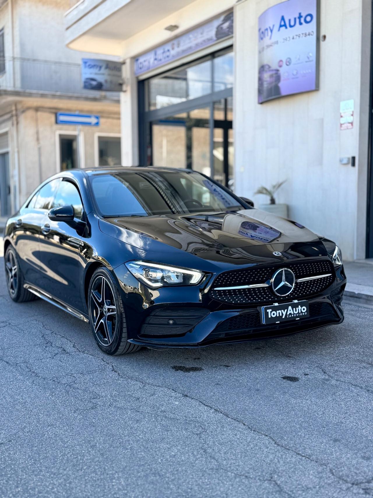 Mercedes-benz CLA 200 Coupe d 150 cv Premium auto AMG CON LUCI SOFFUSE,TELECAMERA,APPLE CARPLAY,VIRTUAL COCKPIT