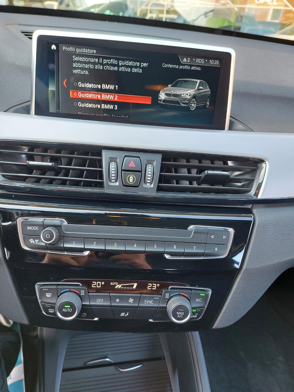 Bmw X1 xDrive18d Msport U. PROP. TAGLIANDI CERTIFICATI