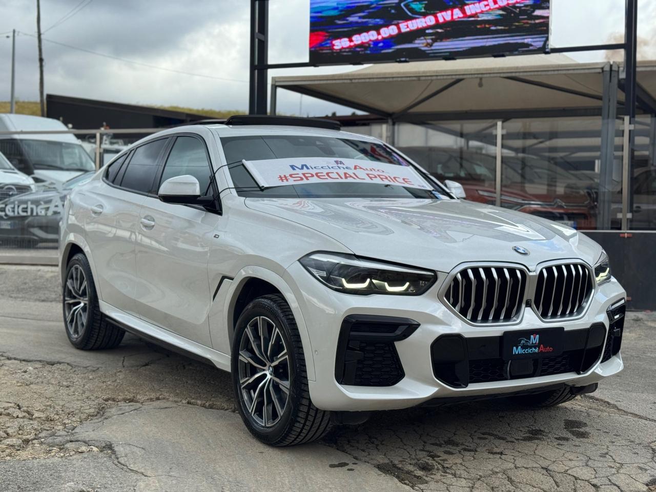 BMW X6 30D 286 CV M-SPORT FULL TETTO IVA ESPOSTA