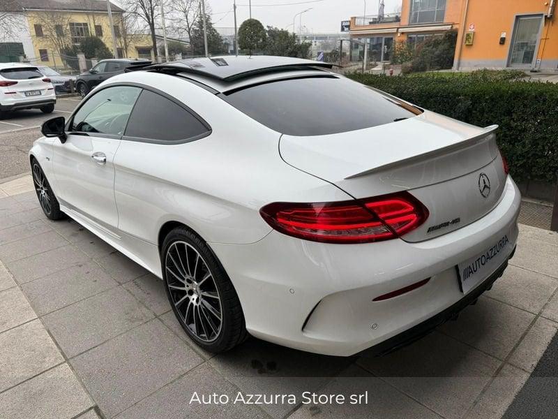 Mercedes-Benz Classe C C 43 4M AMG Coupé | TETTO, 19'', SCARICO AMG, PACK NIGHT, PROMO AZZURRA