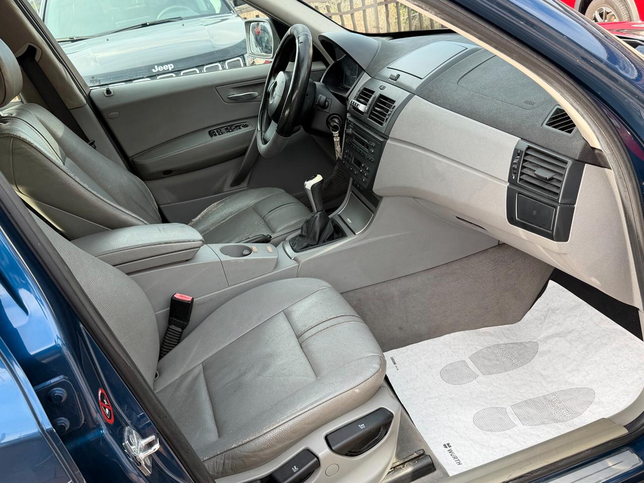 Bmw X3 xDrive 2.0 D 150 cv. ELETTA (Auto da ripristinare)