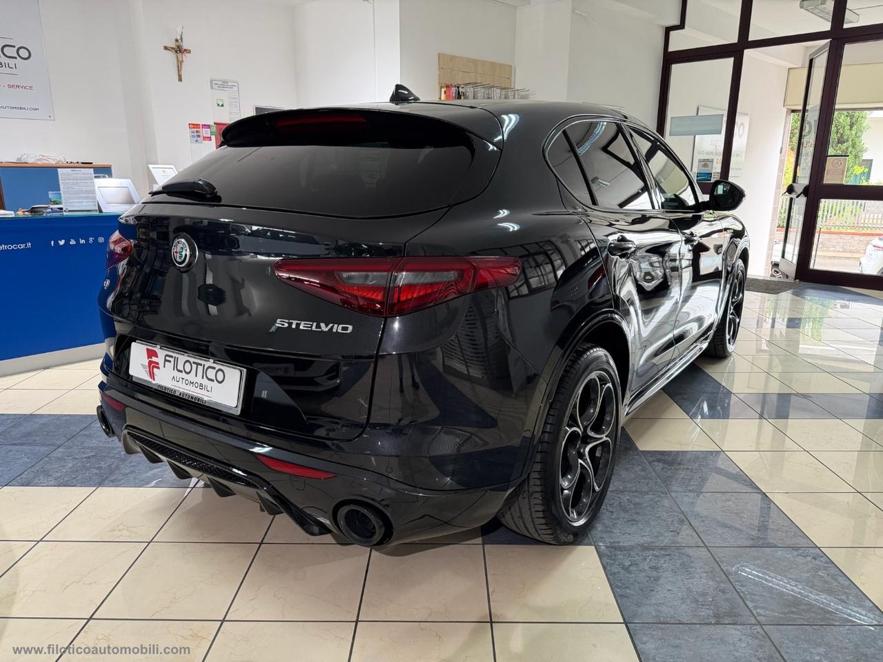 ALFA ROMEO Stelvio 2.2 T.diesel 210CV AT8 Q4 Veloce KM CERTIFICATI - CERCHI 20 FULL!