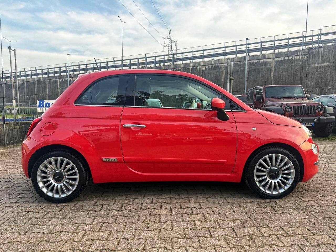 Fiat 500 1.2 Lounge AUTOMATICA TETTO PANORAMICO APRIBILE PELLE FRAU OK NEOPATENTATI