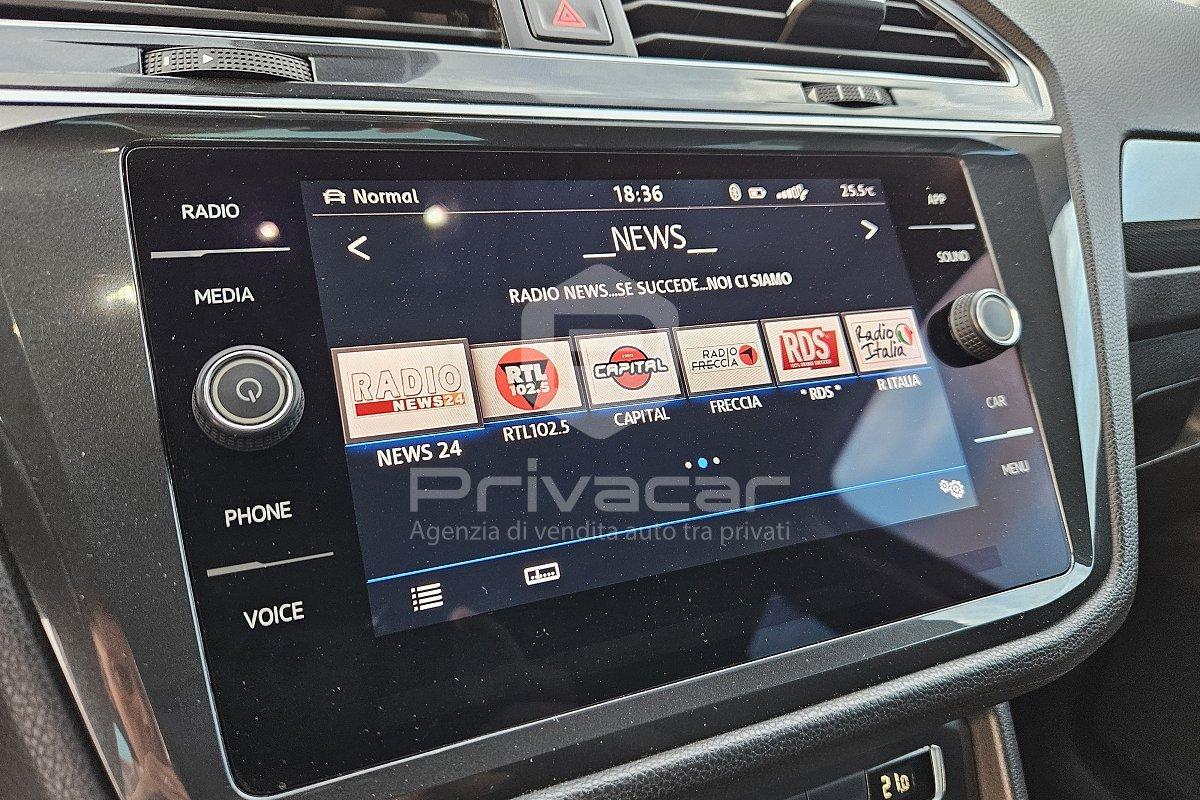 VOLKSWAGEN Tiguan 2.0 TDI SCR DSG Sport BlueMotion Technology