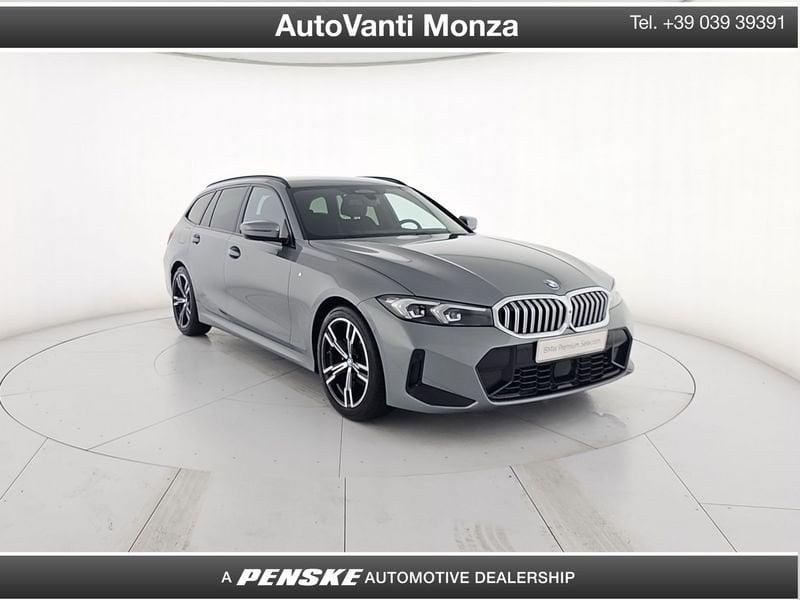 BMW Serie 3 318d Touring mhev 48V MSport auto con gancio traino