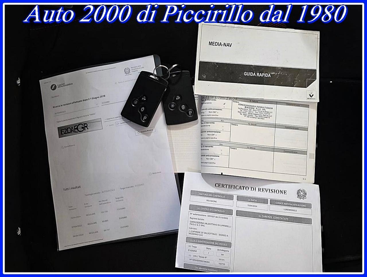 Renault Clio 1.2 Tagliando completo eseguito Garanzia