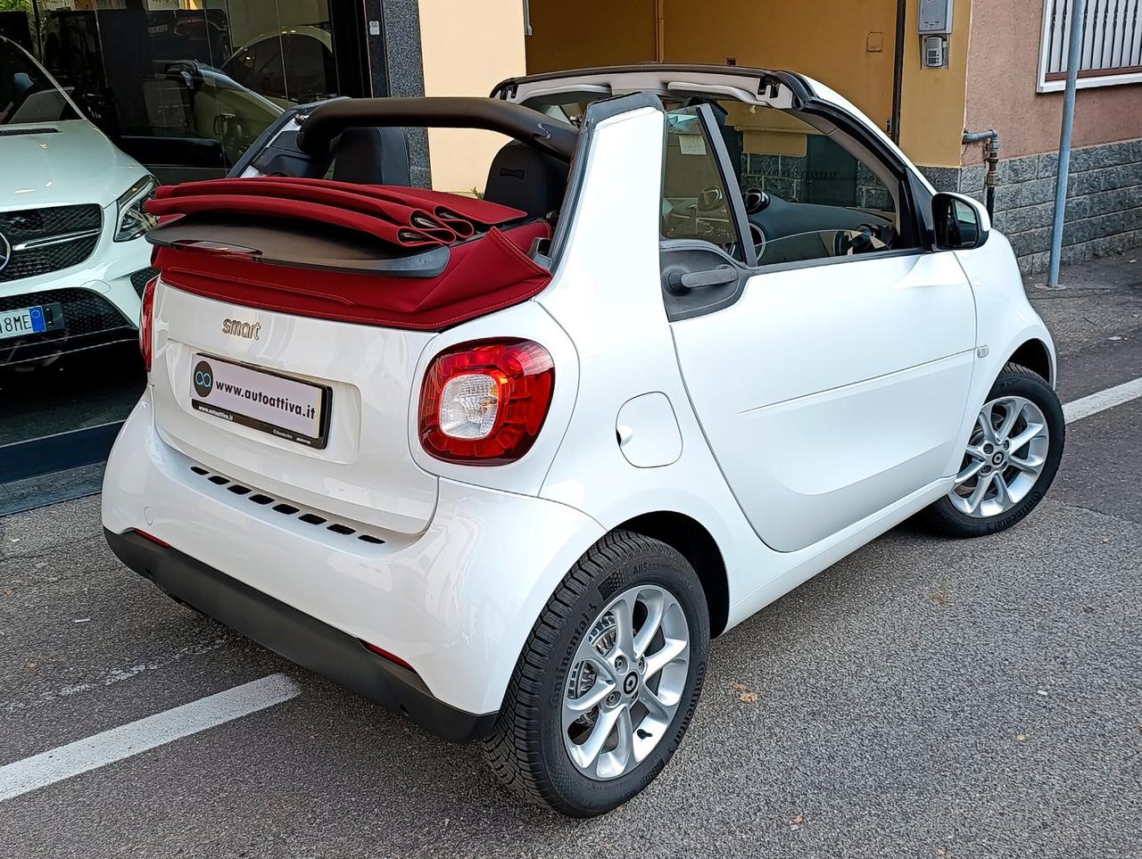 Smart ForTwo 70 1.0 twinamic cabrio Capote Rossa