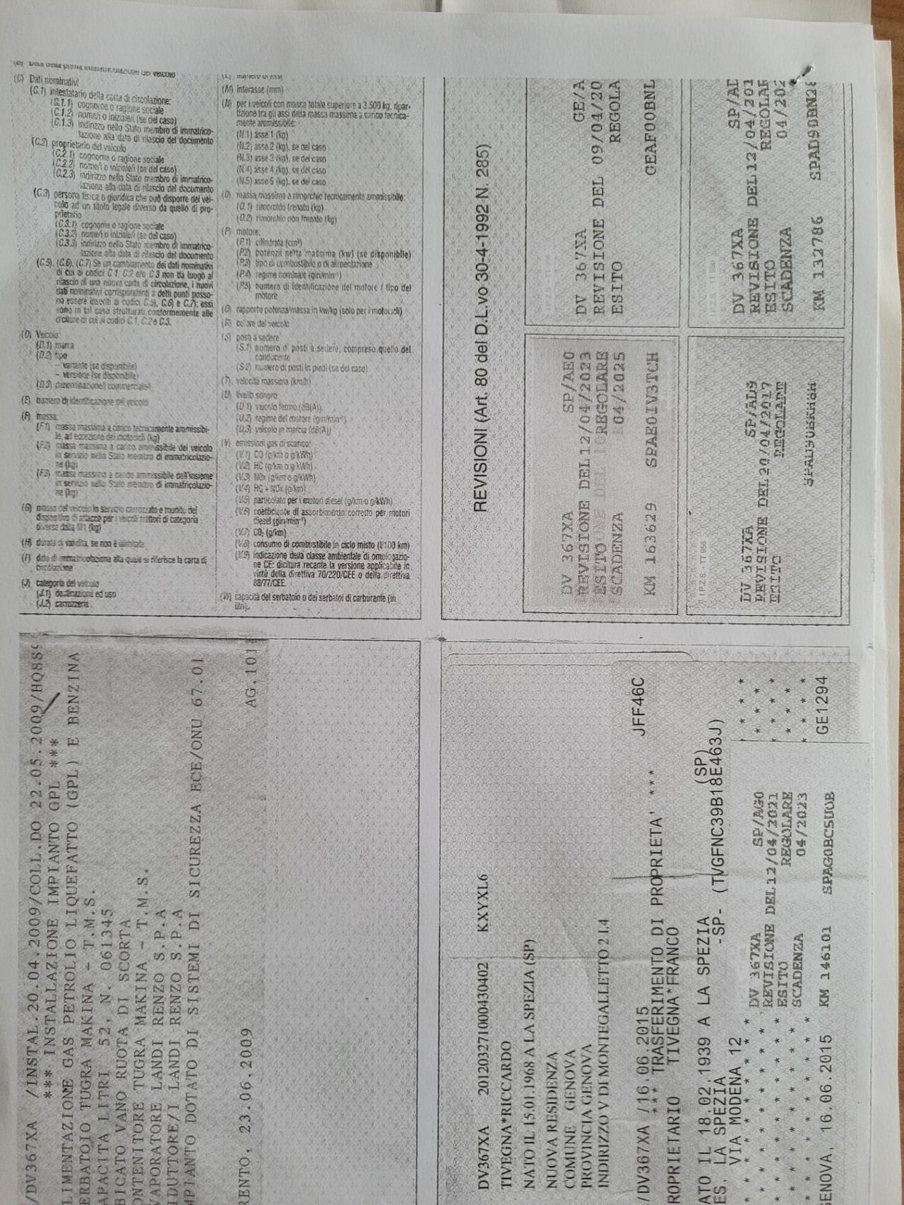 Opel Astra 1.6 16V S.W. BENZINA GPL