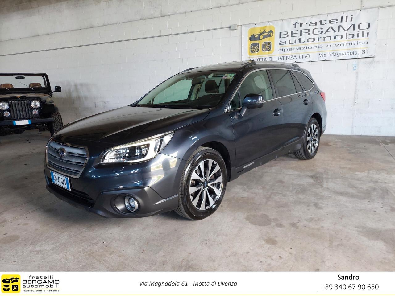 Subaru Outback 2.0d Unlimited lineartronic AWD Tettuccio