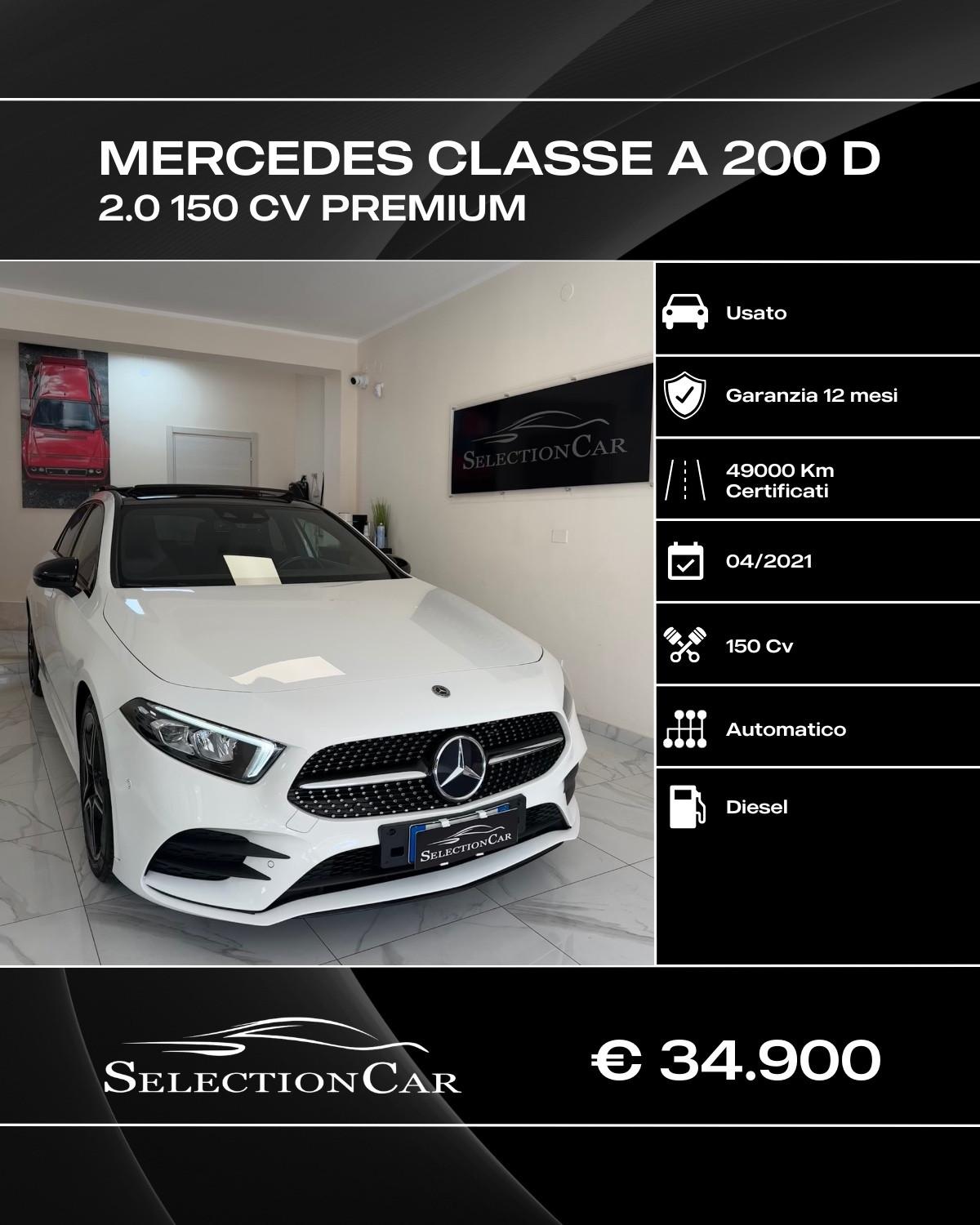 Mercedes-benz A 200 A 200 d Automatic Premium