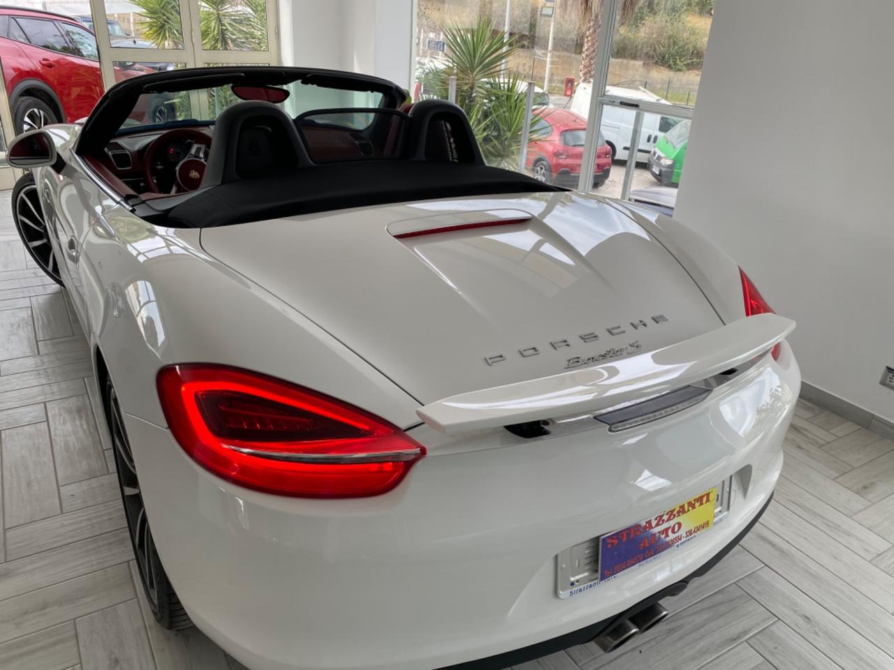 Porsche 981 Boxster 3.4 S cabrio ROSSO CARTIER/BOSE2014