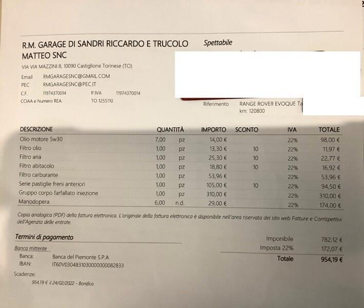 Land Rover Range Evoque 2.0 TD4 180 CV 5p. SE Dynamic