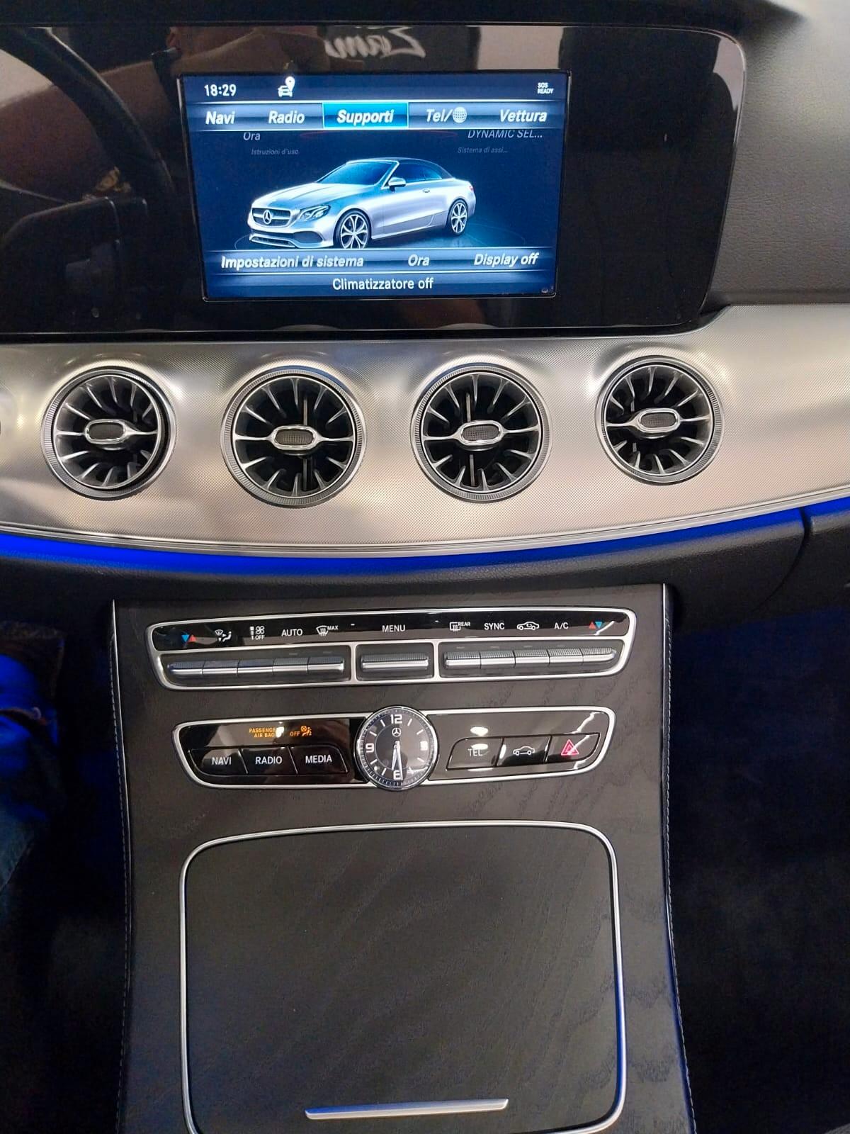 Mercedes E 220d 4Matic Cabrio KM40.000 2018