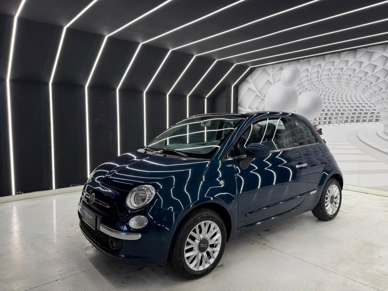 Fiat 500 CABRIO-SPORT-1.2 69CV-KM CERTIFICATI-12 MESI GARANZIA-PERMUTE