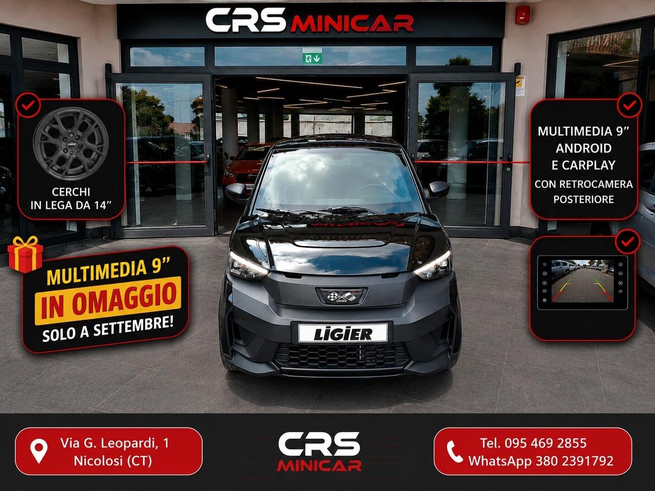 Ligier JS 50 SELECT Diesel REVO D - Nero Intenso