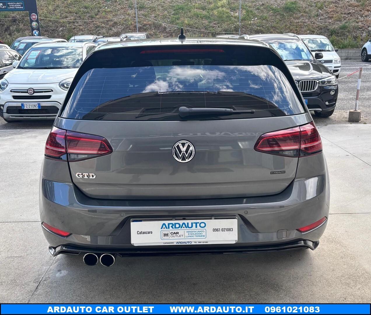 Vw Golf 7.5 GTD 2.0 tdi 184 cv Dsg