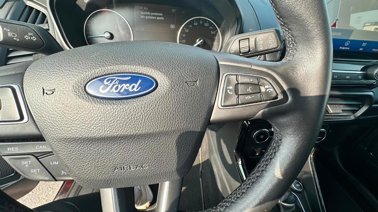 Ford EcoSport 1.5 Ecoblue 100 CV Start&Stop Titanium KM CERTIFICATI-UNICO PROPRIETARIO