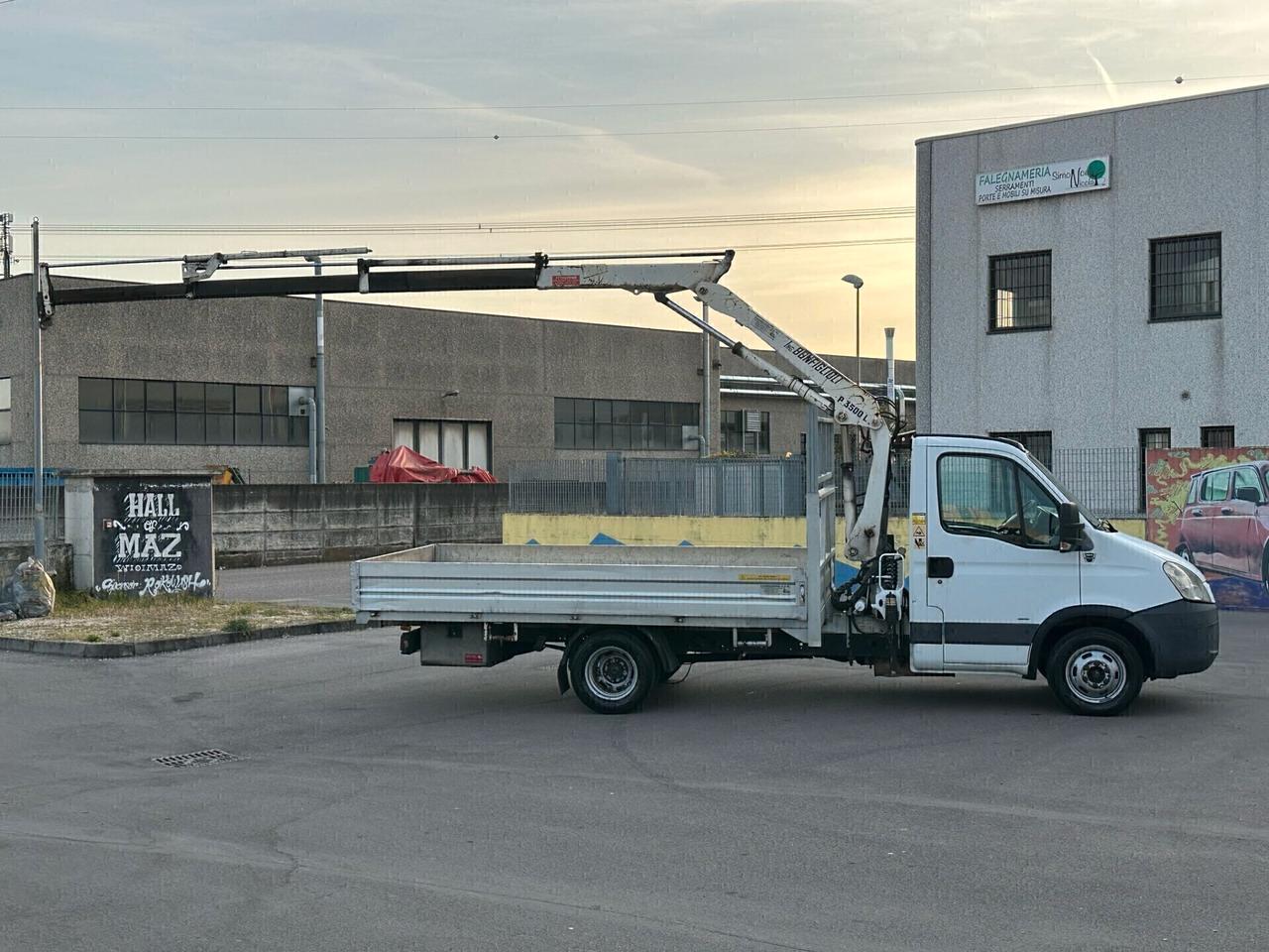 IVECO DAILY 35C12 CON GRU BONFIGLIOLI P35 SUPER PREZZO!