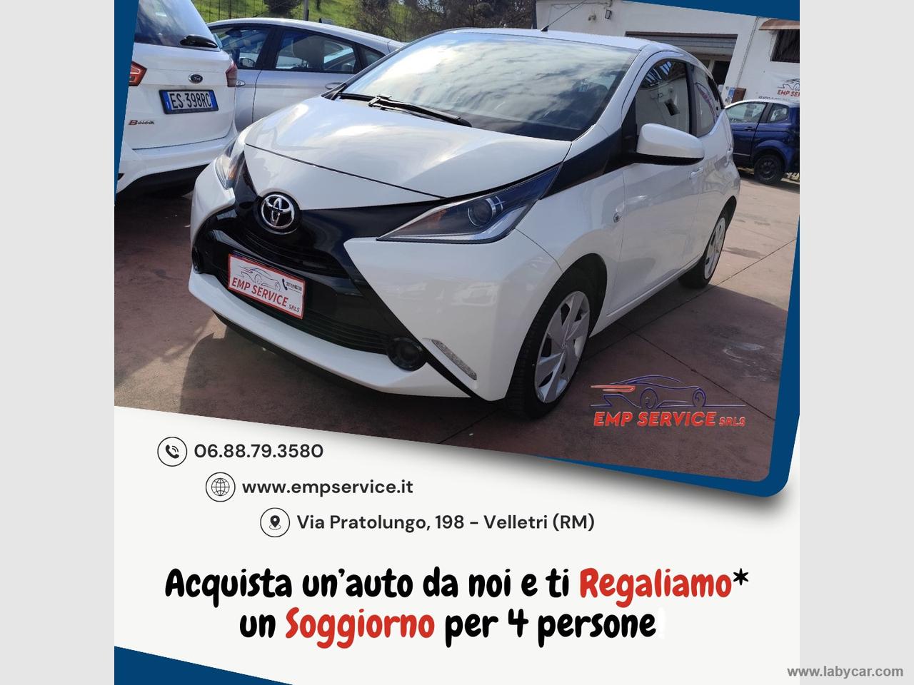 TOYOTA Aygo 1.0 VVT-i 69 CV 5p. x-play NEOPATENTATI