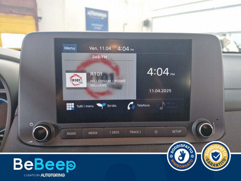 Hyundai Kona 1.6 GDI HEV XLINE SAFETY PACK 2WD 141CV DCT