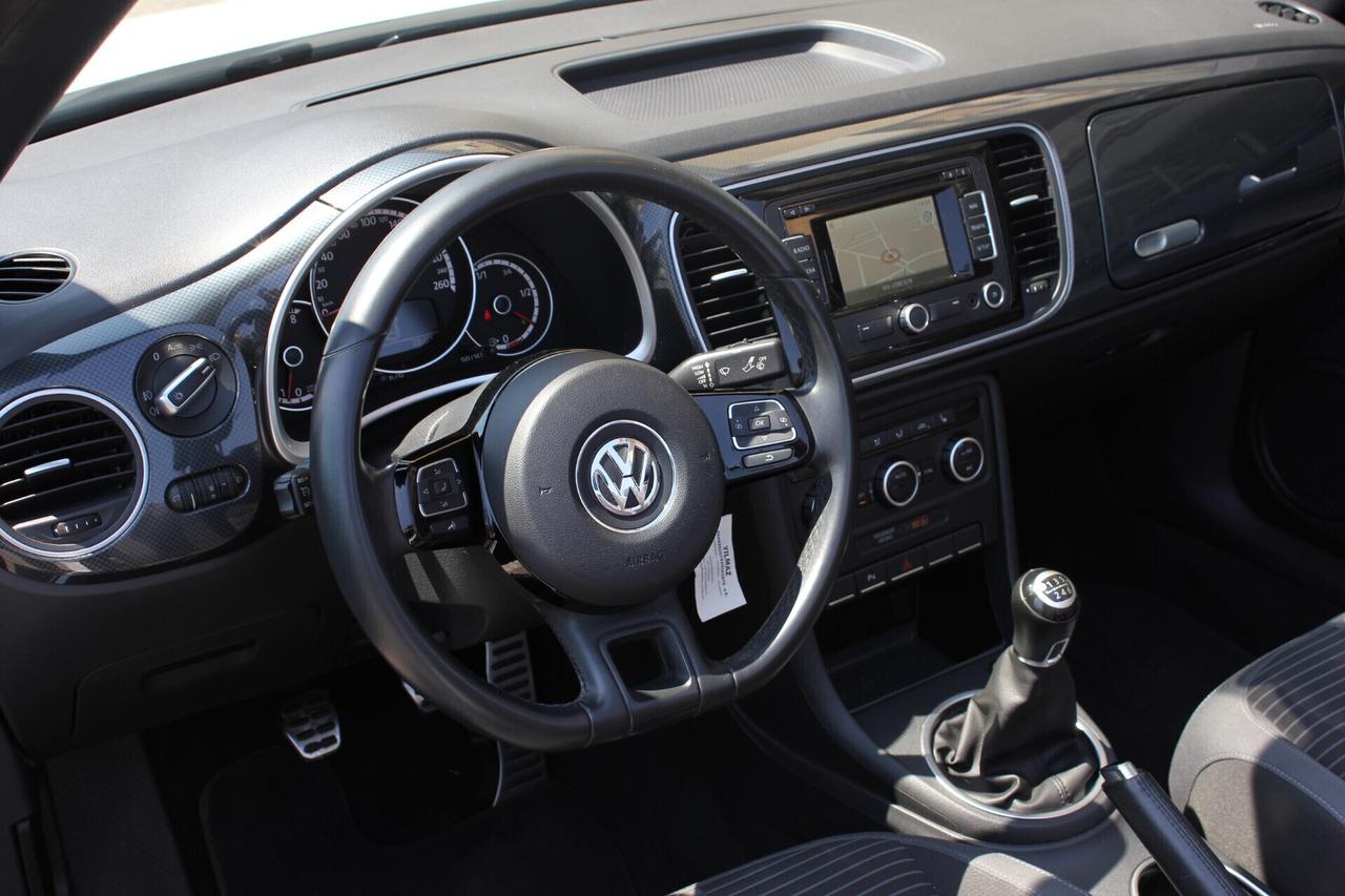 Volkswagen Maggiolino Cabrio R-CUP 1.4 TFSI 160CV NAVY UNICO PROPRIETARIO!!