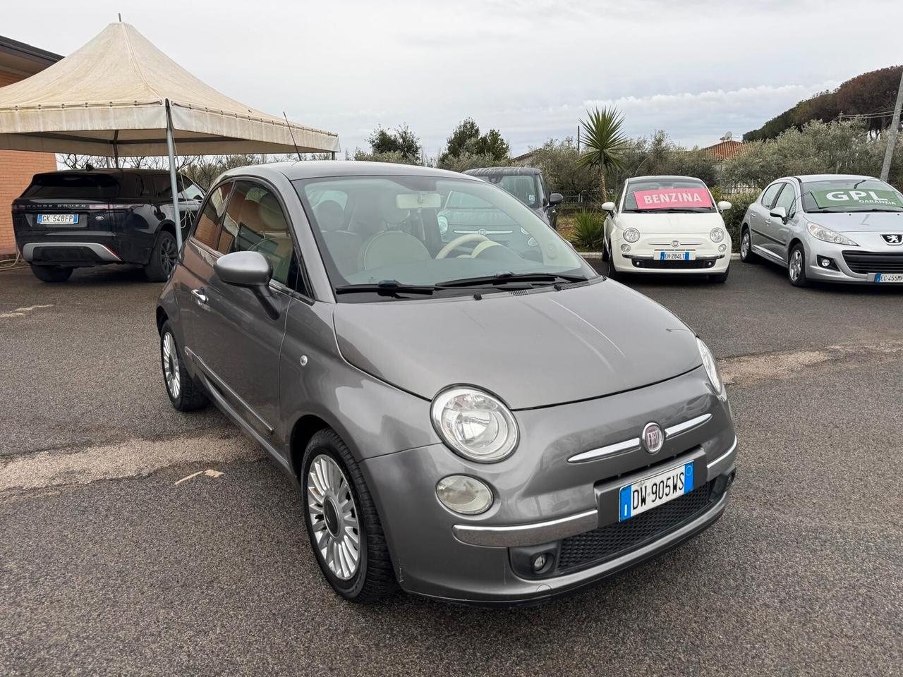 Fiat 500 1.2 BENZ LOUNGE NEOPATENTATI 2009