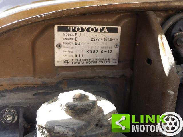 TOYOTA Land Cruiser BJ40 1977 CON ASI RESTAURO CONSERVATIVO