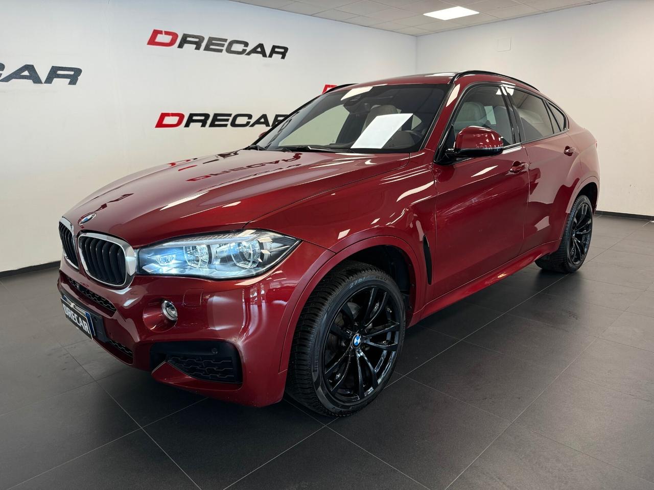 Bmw X6 xDrive30d 258CV Msport FLAMENCO RED INTERNI INDIVIDAUL TAGLIANDI