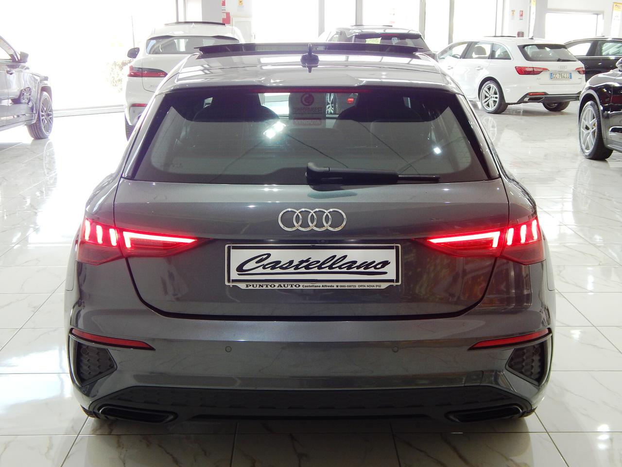 Audi A3 Sportback 30 2.0 TDI S Line Edition TETTO-NAVI-LED