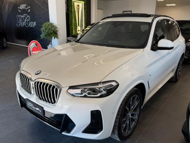BMW X3 20D M-SPORT X-DRIVE MHEV 48V 190CV TETTO PELLE NAVI ANNO 2022