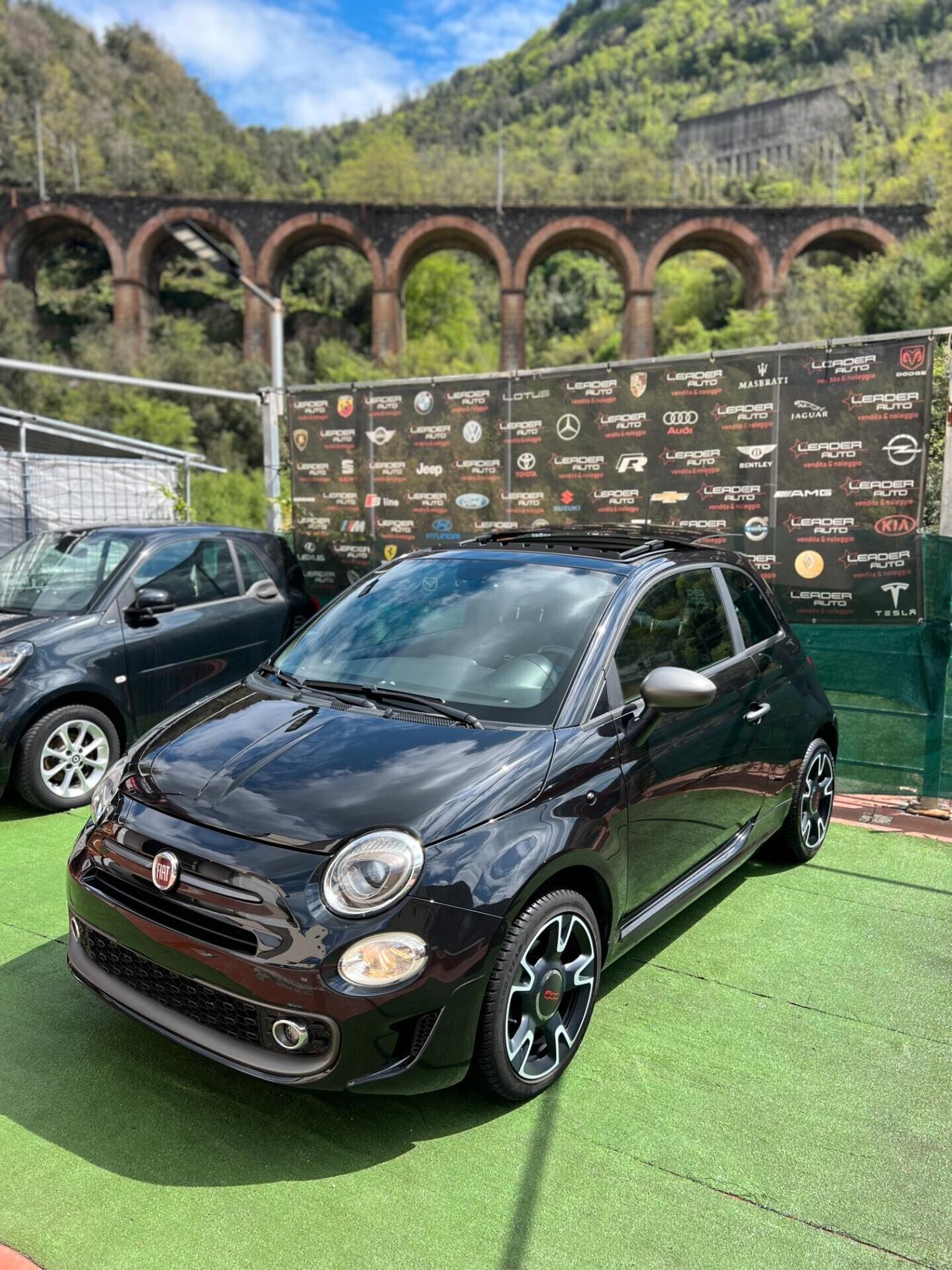 Fiat 500 "S" 1.2 69cv TETTO APRIBILE - MISTO PELLE