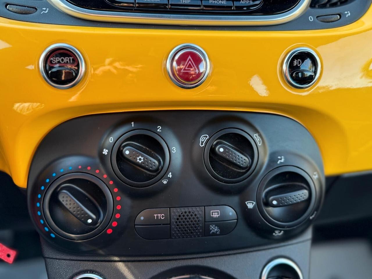 Abarth 595 1.4 Turbo T-Jet 145 CV Giallo Modena 14.000 km