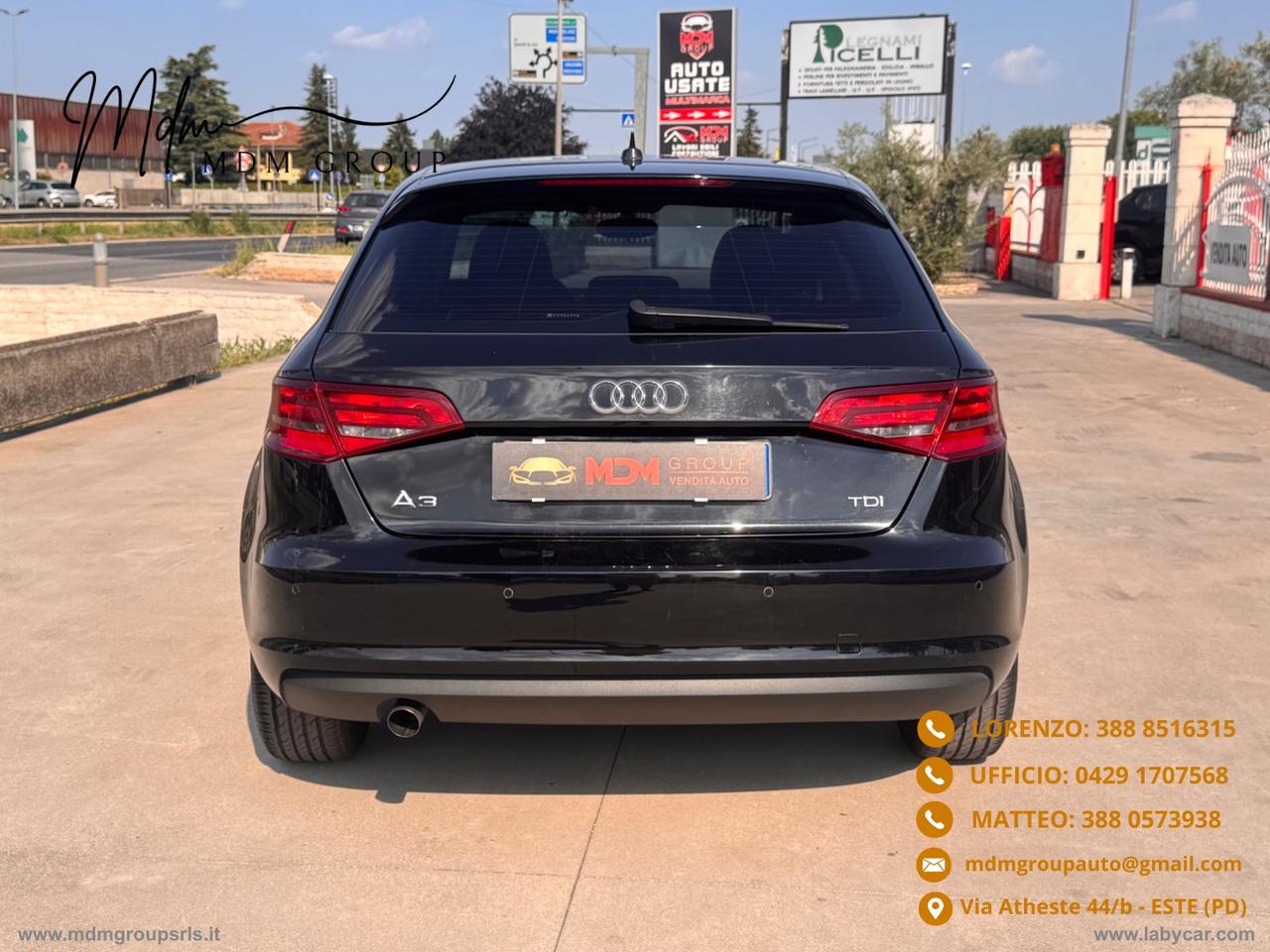 AUDI A3 SPB 1.6 TDI clean diesel Attraction OK NEOPATENTATI