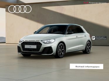Audi A1 sportback 30 1.0 tfsi identity black 116cv s-tronic
