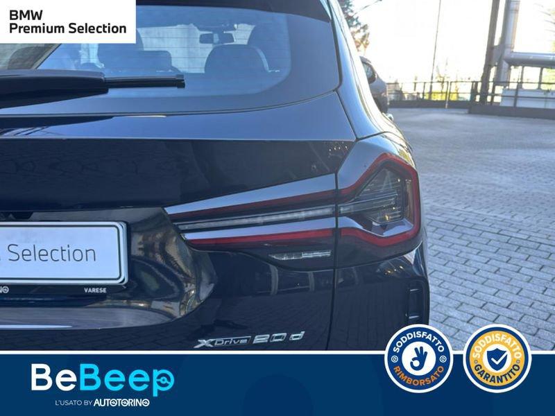 BMW X3 XDRIVE20D MHEV 48V MSPORT AUTO