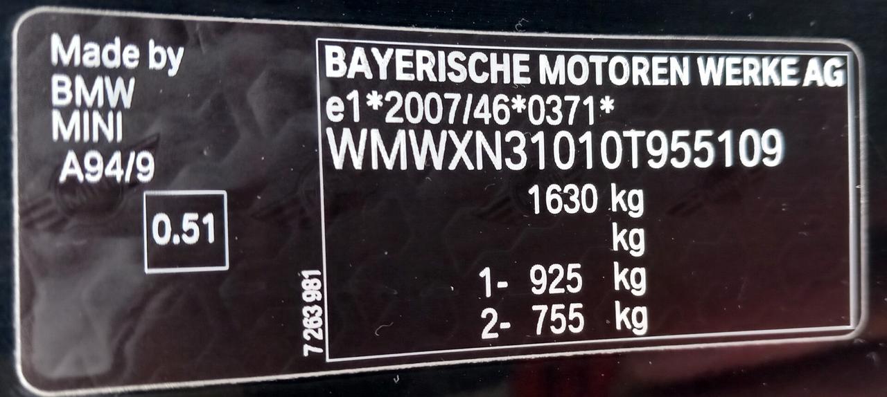 Mini 1.5 Cooper D AUTOMATICA