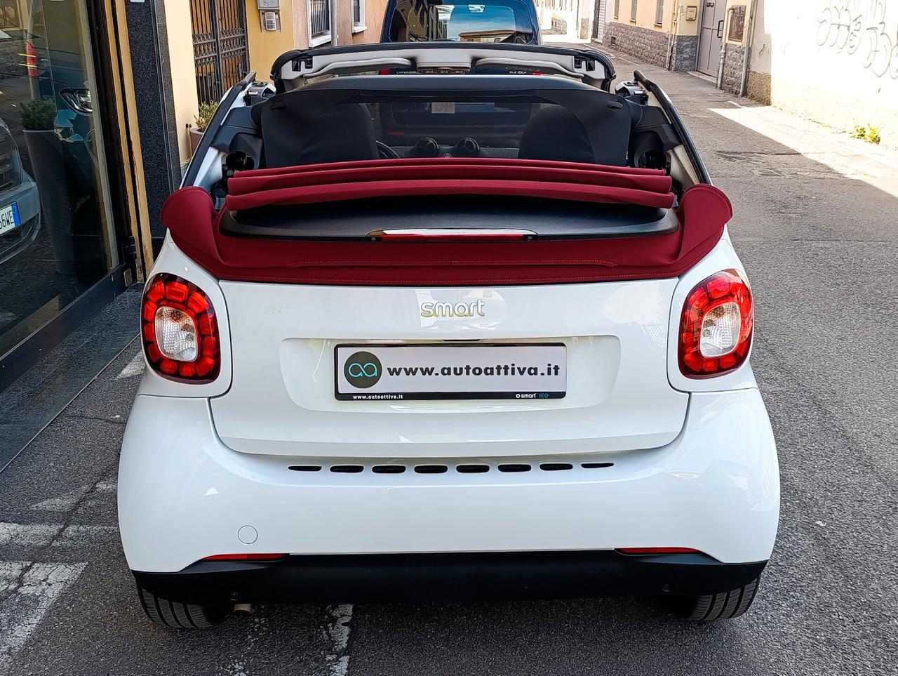 Smart ForTwo 70 1.0 twinamic cabrio Passion Capote Rossa