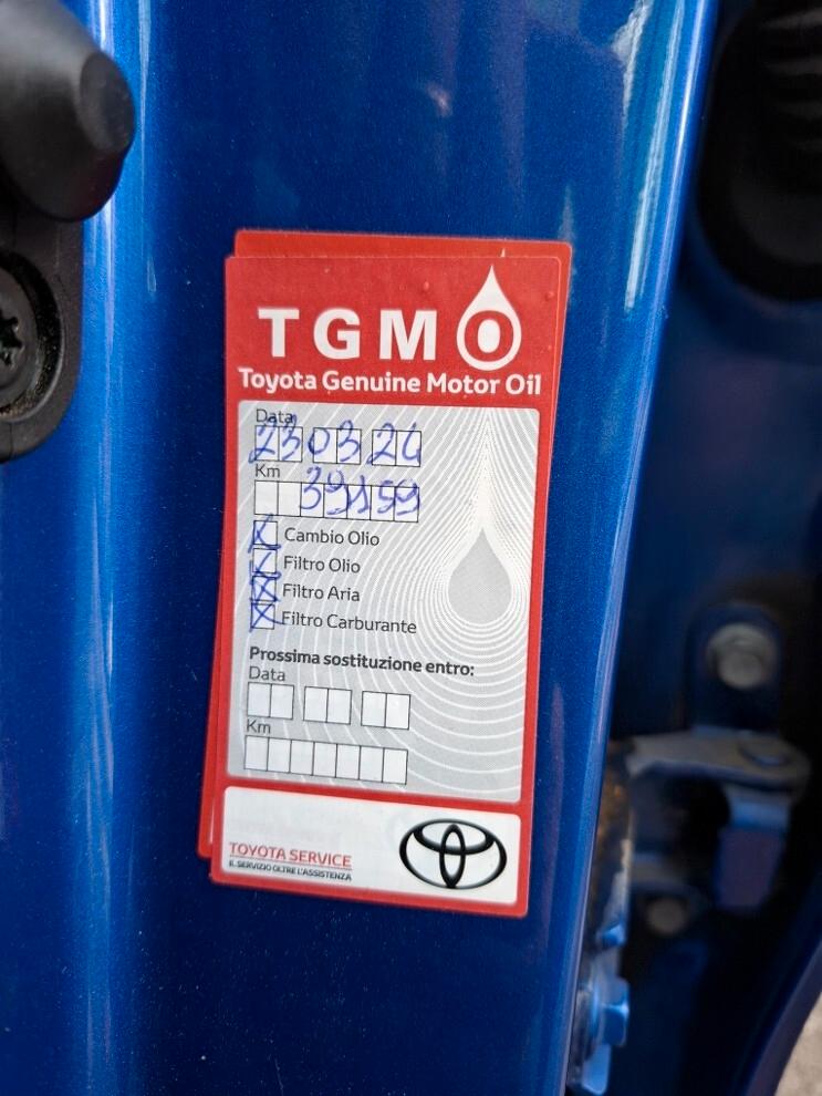 Toyota Yaris 1.5 HYBRID UNIPRO' TAGLIANDI EURO 6