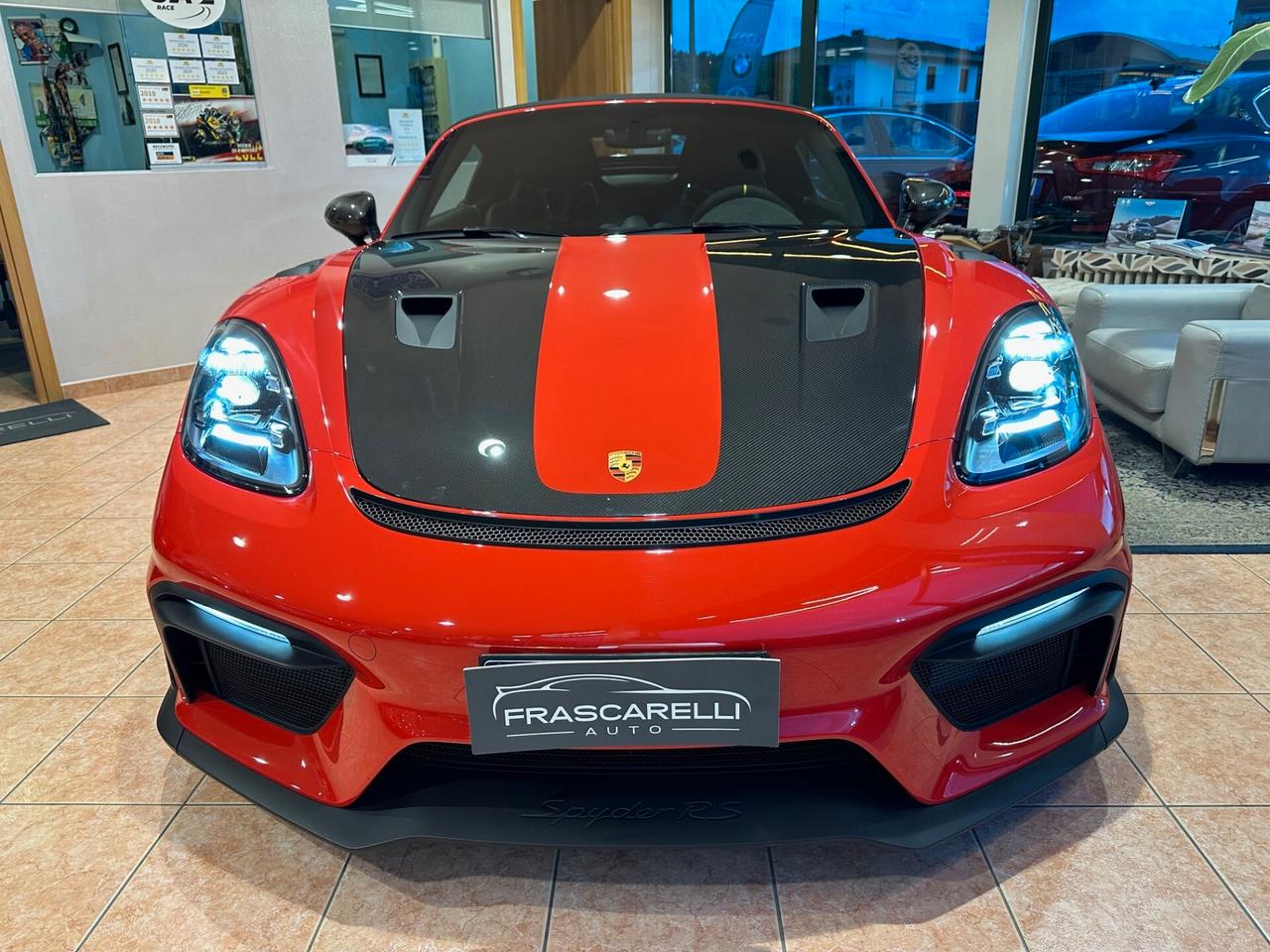 Porsche 718 Spyder RS/CERCHI. MAGNESIO/CARBOCERA/SCARICO/BELLISSIMA