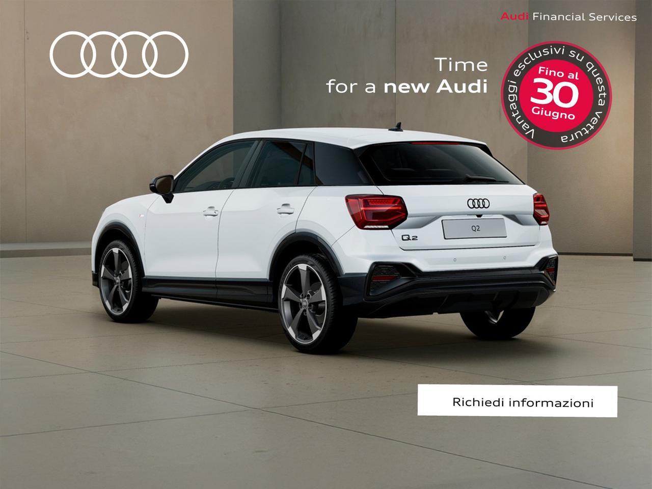 Audi Q2 40 2.0 tfsi identity black quattro s-tronic
