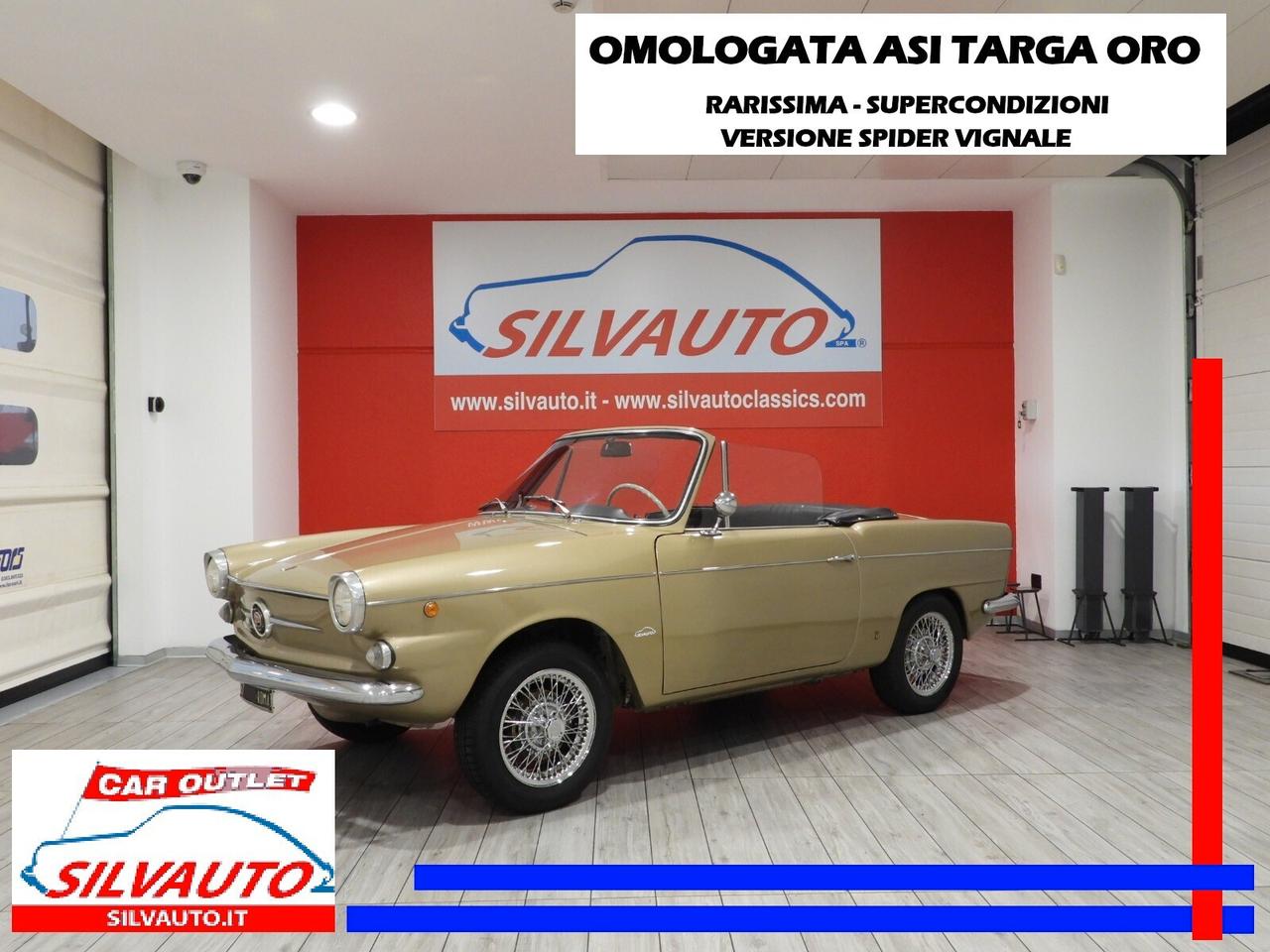 FIAT 600 D 767CC SPIDER VIGNALE 2 2 CON HARD TOP (1965)