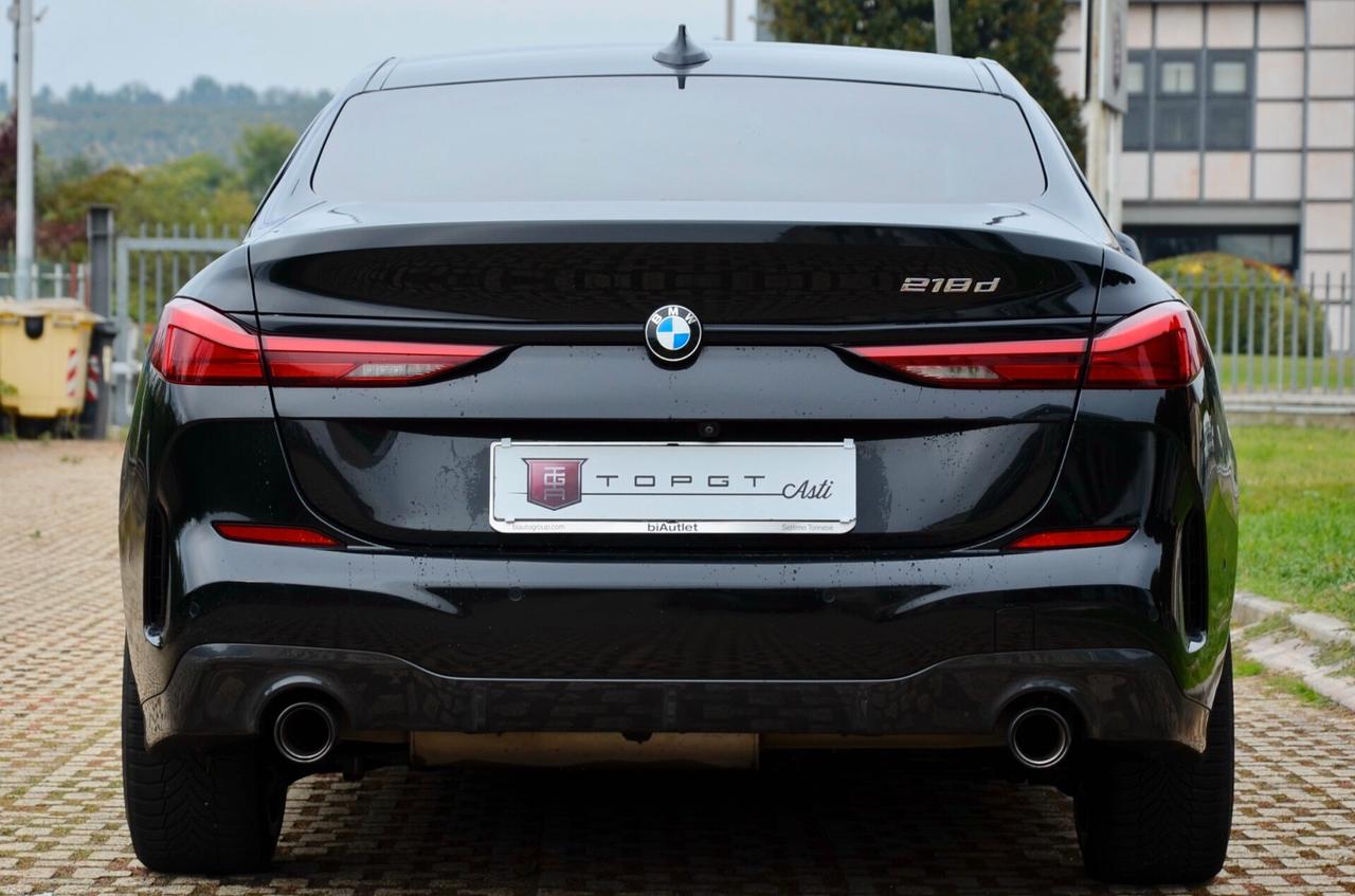 BMW 218d GRAN COUPE MSPORT 150cv AUTO, SERVICE BMW, EURO 6D, NAVI, RETROCAMERA, FARI LED, PERMUTE