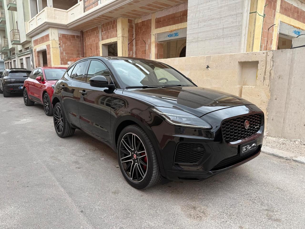 JAGUAR E-PACE 2.0D AWD R-DYNAMIC BLACK MHEV 204CV TETTO PELLE NAVI ANNO 2022