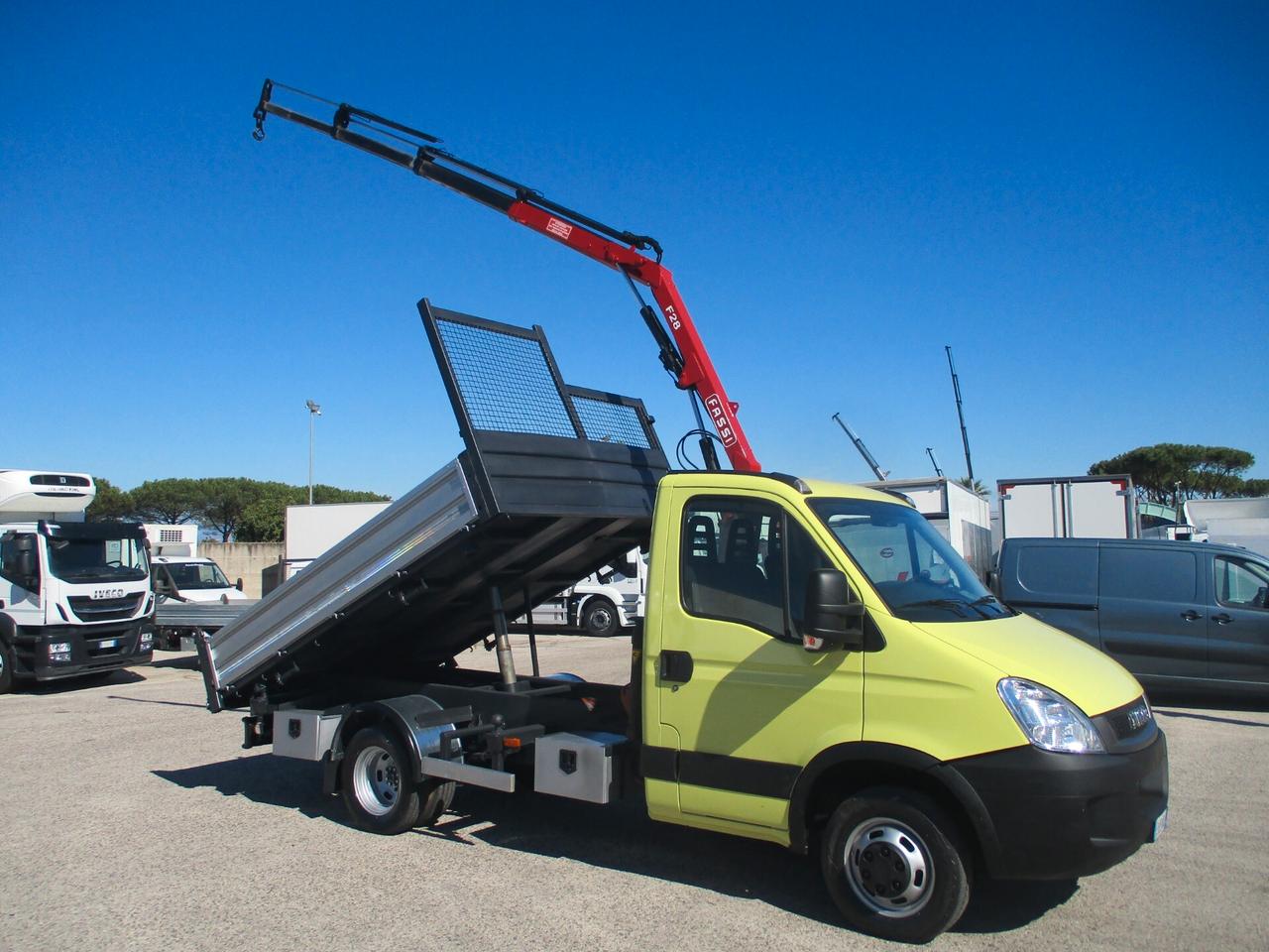 Iveco Daily 50C15 K 3000 150CV E4 GRU FASSI F28/3S+RIBALTABILE